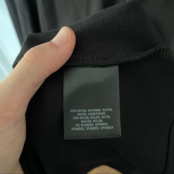 NWOT Anthropologie Maeve black ponte knit Amelia midi dress - Picture 8 of 11